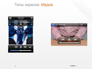 Типы экранов: Медиа26