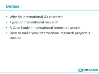Cross Cultural UX research - Best practices for international insights