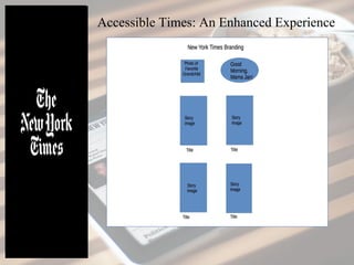 Accessible Times: An Enhanced Experience
 