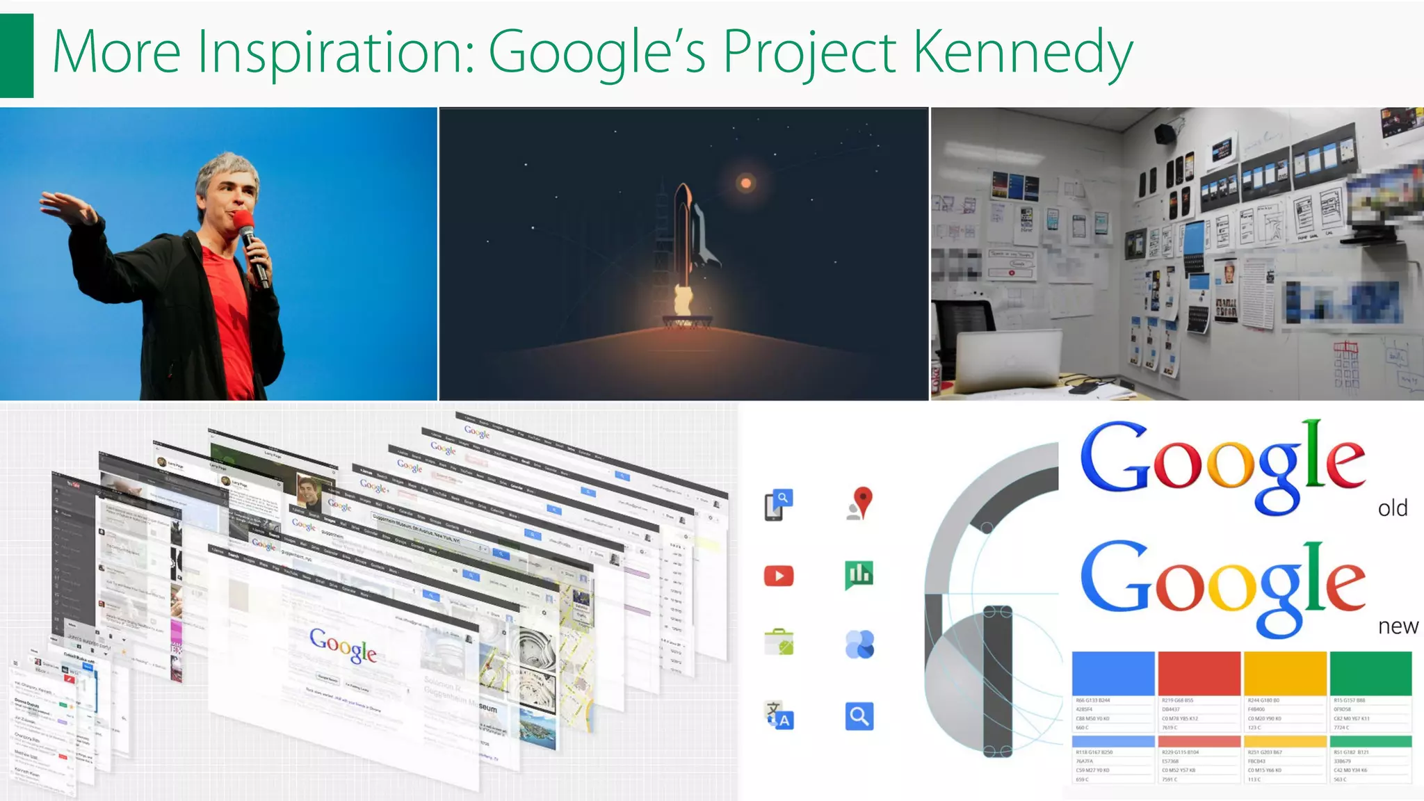 More Inspiration: Google’s Project Kennedy

 