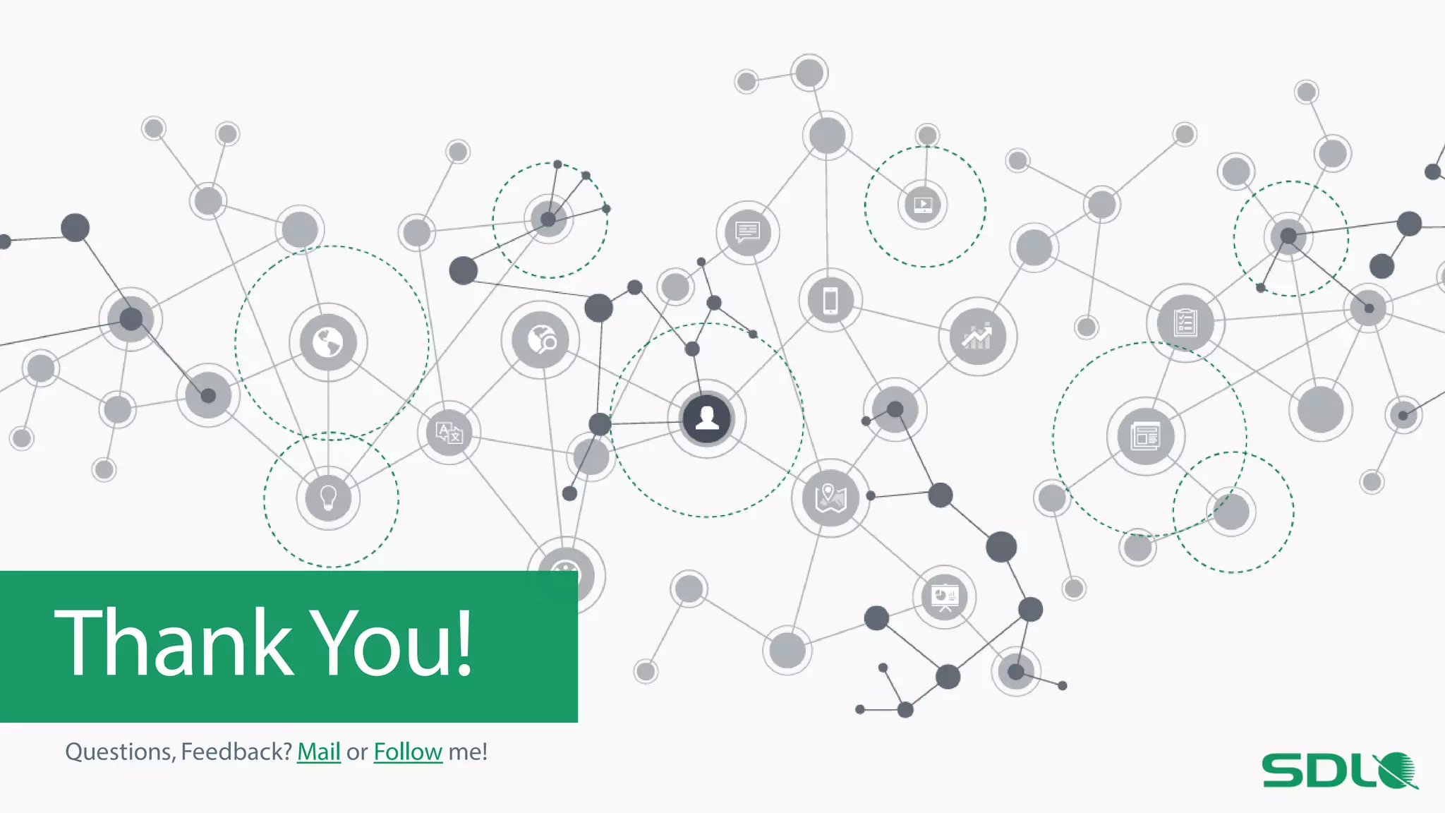 Thank You!
Questions, Feedback? Mail or Follow me!

 