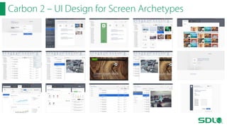 Carbon 2 – UI Design for Screen Archetypes

 