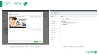 CXC - Web

SDL MediaManager – Media Details & Editor

SDL MediaManager – Settings

 