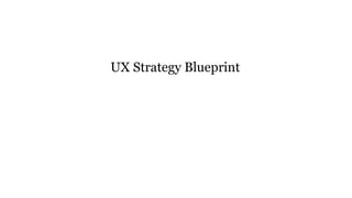 UX Strategy Blueprint
 