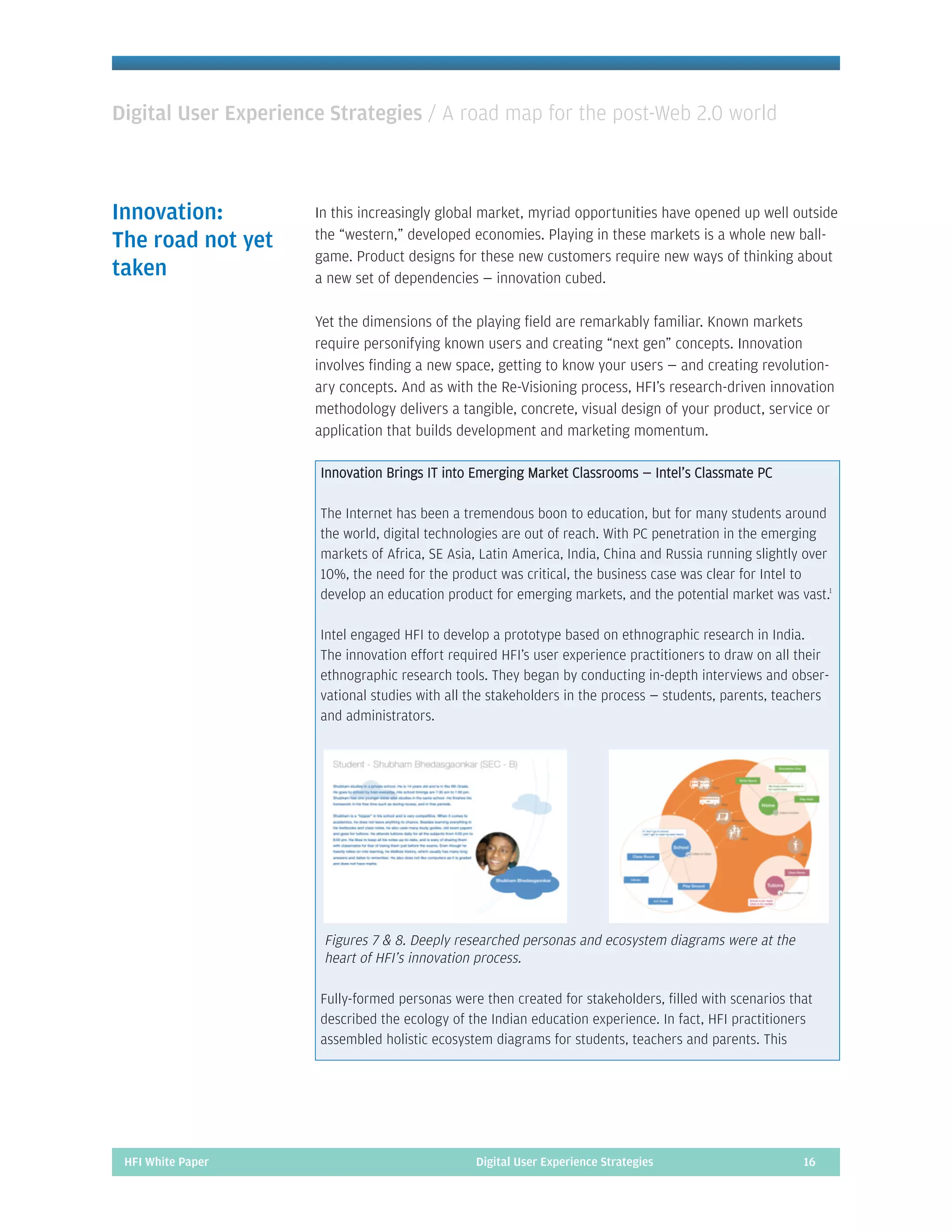 Digital User Experience Strategies: A Roadmap for the Post 2.0 World