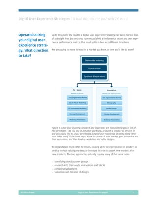 Digital User Experience Strategies: A Roadmap for the Post 2.0 World