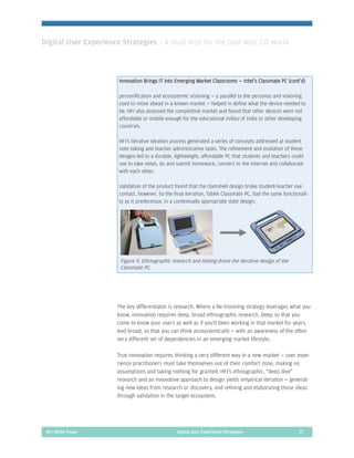 Digital User Experience Strategies: A Roadmap for the Post 2.0 World