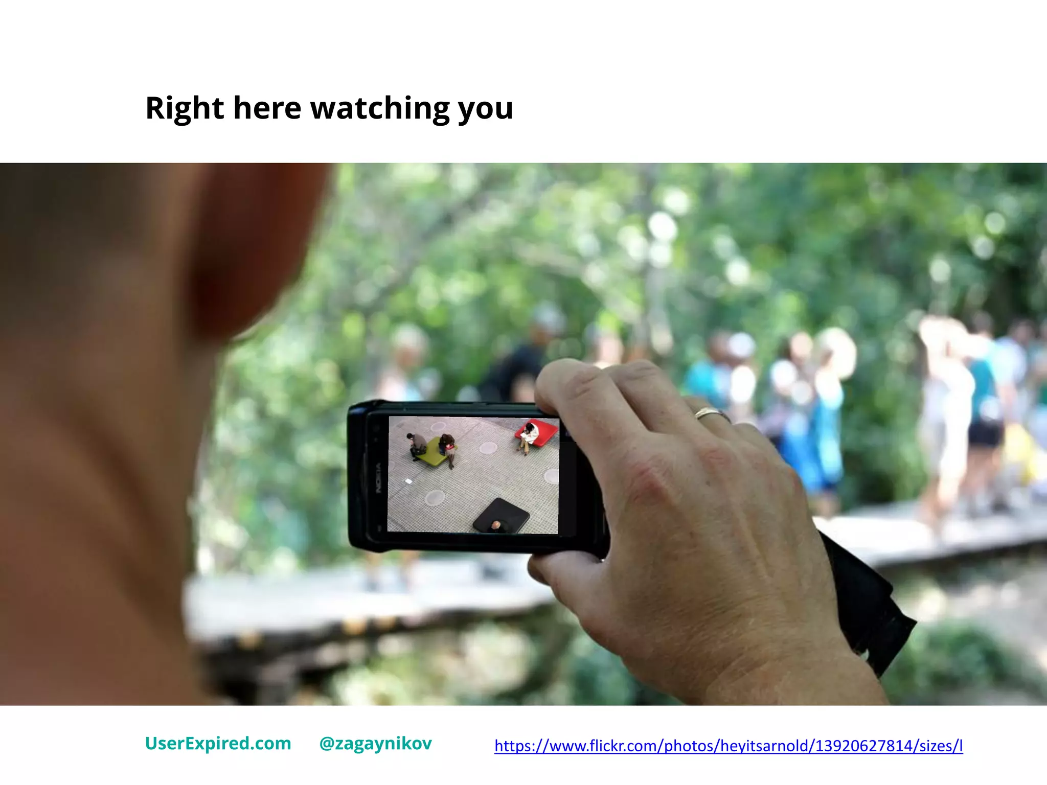 Right here watching you
UserExpired.com @zagaynikov https://www.flickr.com/photos/heyitsarnold/13920627814/sizes/l
 