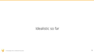 © YUJ Designs 2016. Confidential Document.
Idealistic so far
5
 