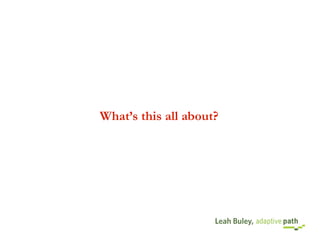 UX Team Of One @ IA Summit 2008