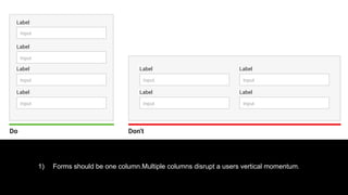 Ux tips for creating user friendly forms | PPT