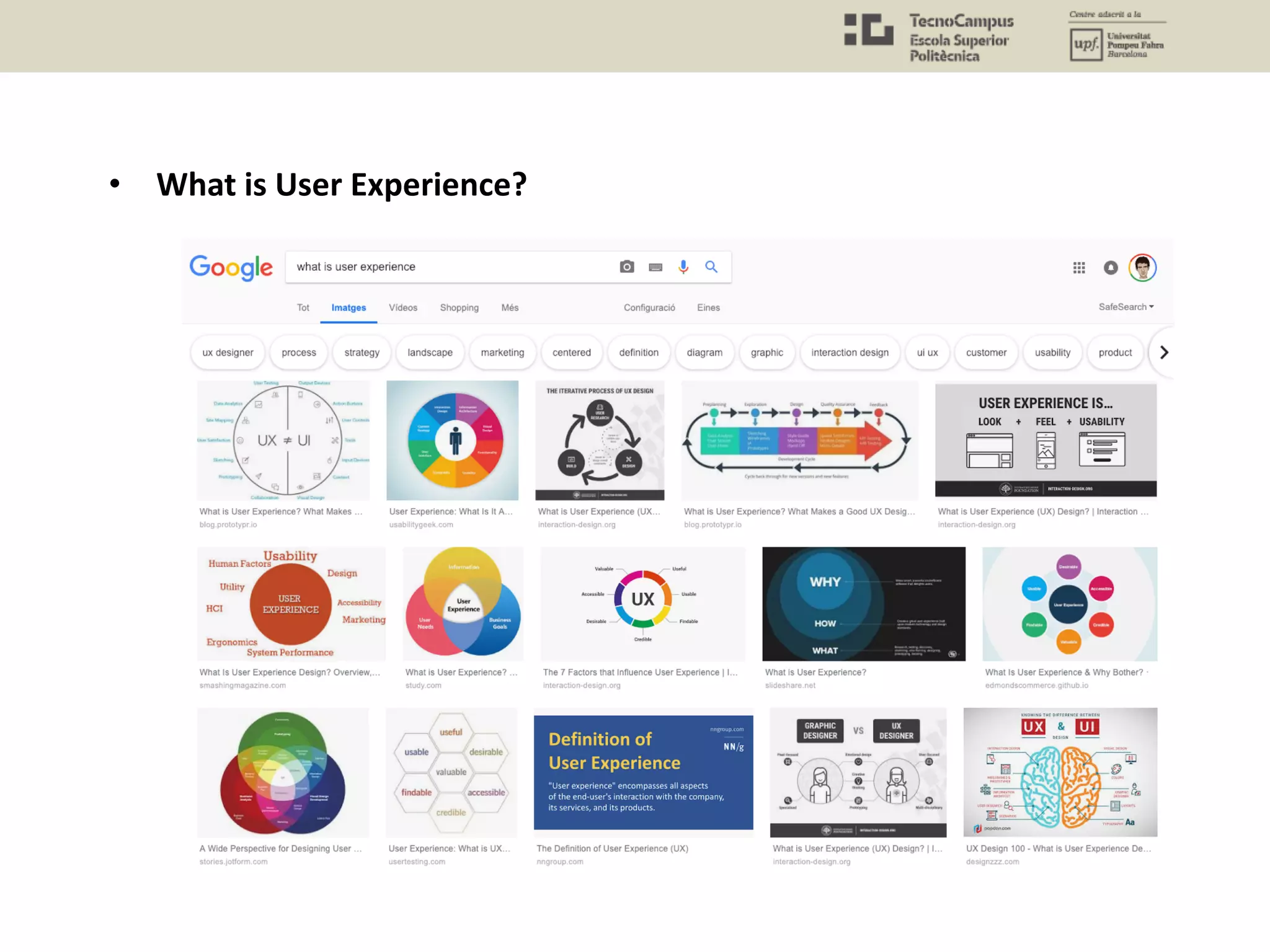 • What is User Experience?
 