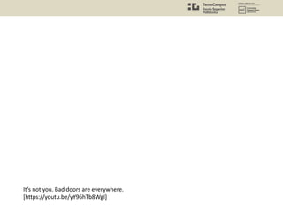It’s not you. Bad doors are everywhere.
[https://youtu.be/yY96hTb8WgI]
 
