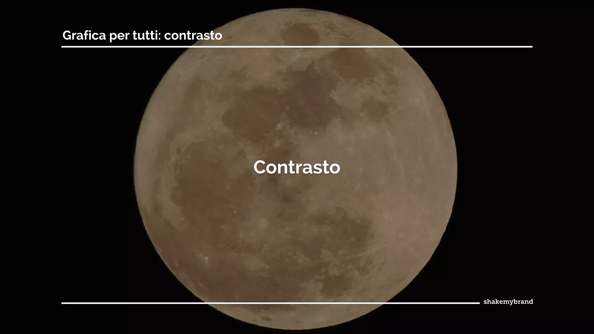 Grafica per tutti: contrasto
Contrasto
 