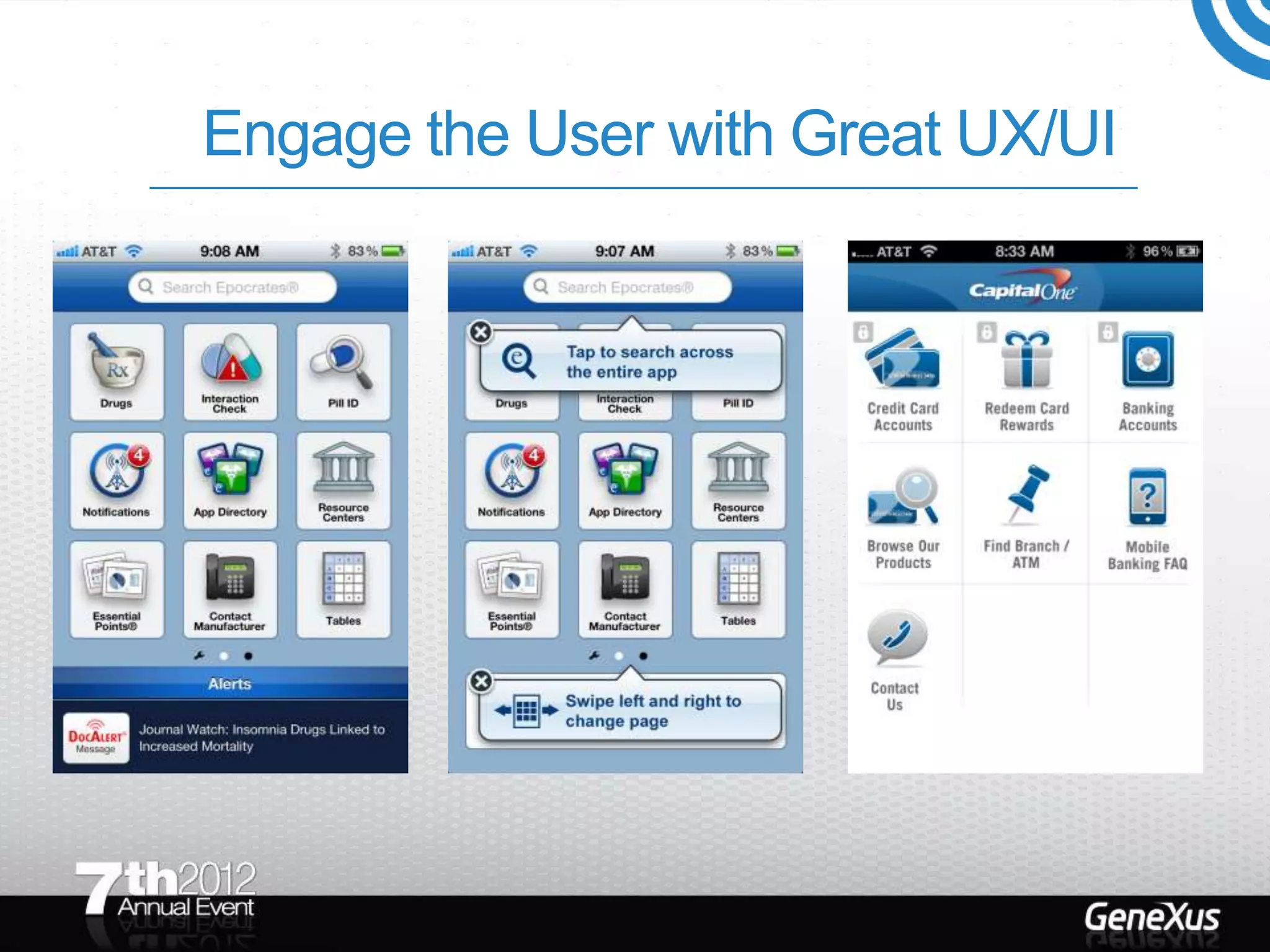 Engage the User with Great UX/UI
 