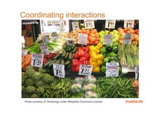 Coordinating interactions




 Photo courtesy of: Rootology under Wikipedia Commons License
 