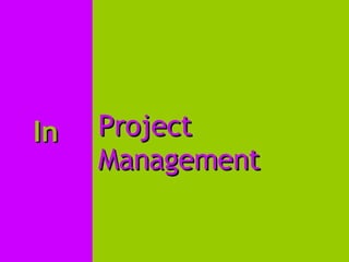 Project management week 4