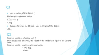 Marine BASICS of physics with example prblems | PPTX