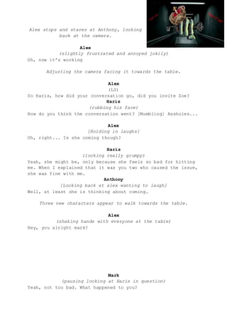 Alex Script Writing Script | DOCX
