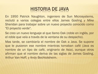 Programación en java | PPT