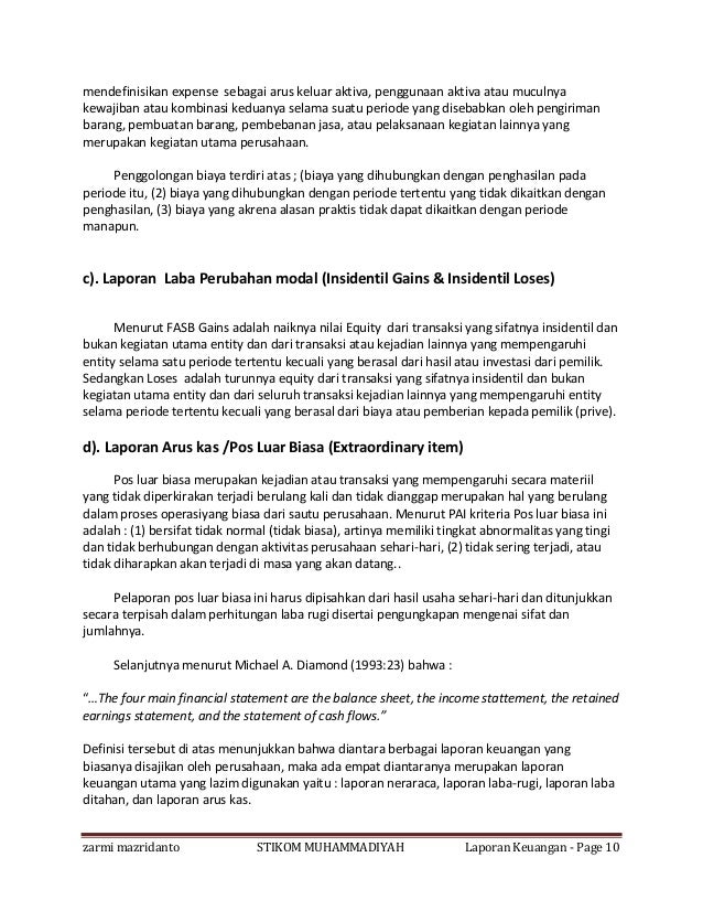 Laporan Keuangan Lengkap