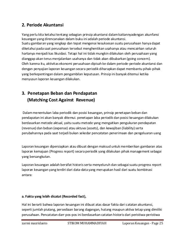 Laporan Keuangan Lengkap