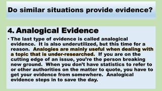 What is evidence | PPTX