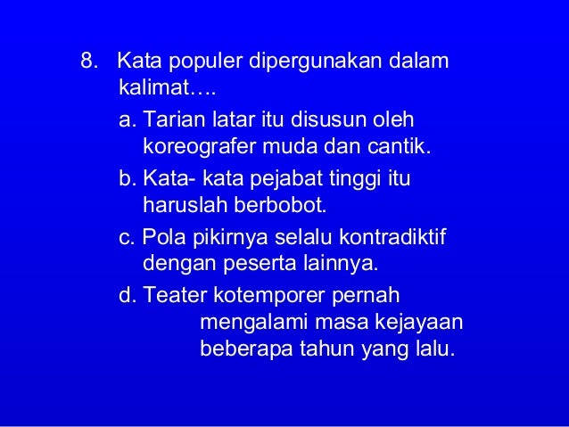 Kata Kajian Dan Kata Populer