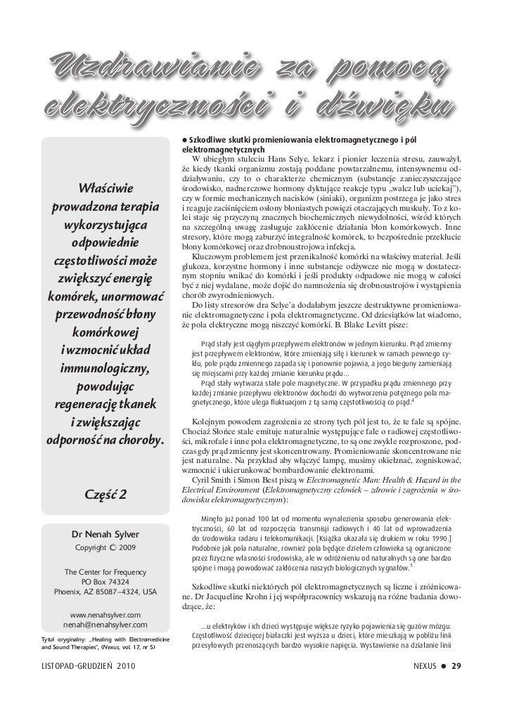 Zapisz Za Pomoca Ulamka Dziesietnego 75 Gr Uzdrawianie za pomoca elektrycznosci i dzwieku 2