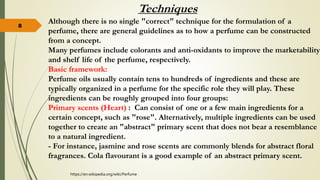 Analysis of perfumes and deodorants | PPTX