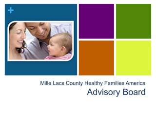 +
Mille Lacs County Healthy Families America
Advisory Board
 