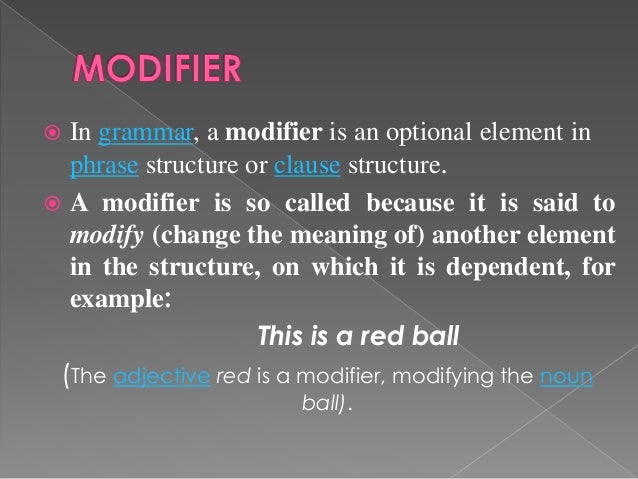 MODIFIERS IN ENGLISH GRAMMAR DOWNLOAD MODIFIERS IN ENGLISH GRAMMAR DOWNLOAD