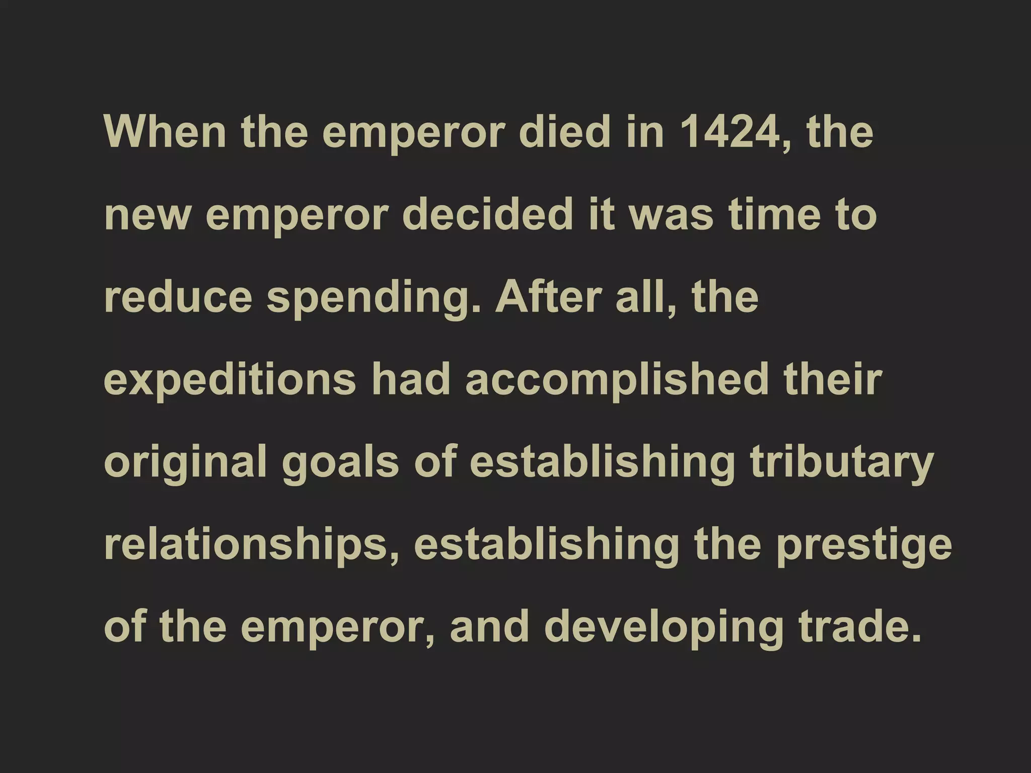 How far did Zheng
He’s exploration go?
In 2002, retired submariner Gavin
Menzies published a new theory
about Zheng He and his voyages.
 
