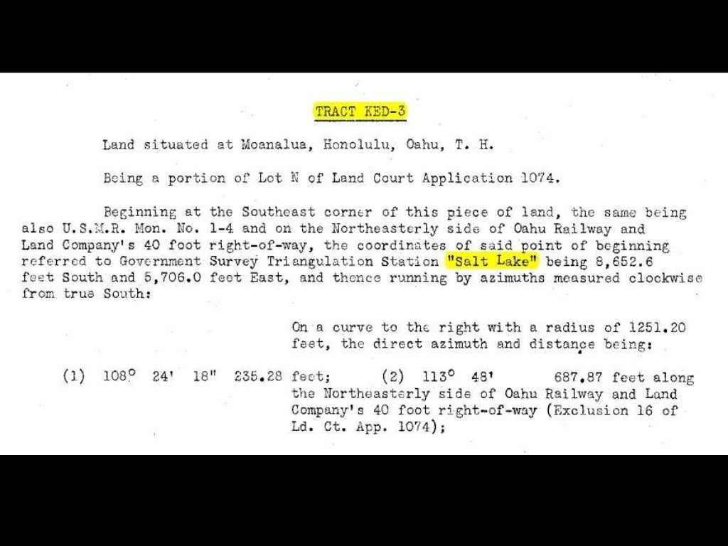US Army Real Estate Holdings in Hawaii