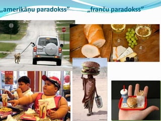 „amerikāņu paradokss” „franču paradokss”
 