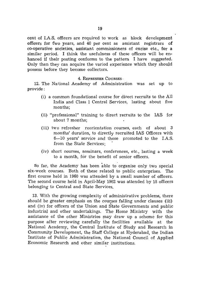 V T Krishnamachari Committee 1962