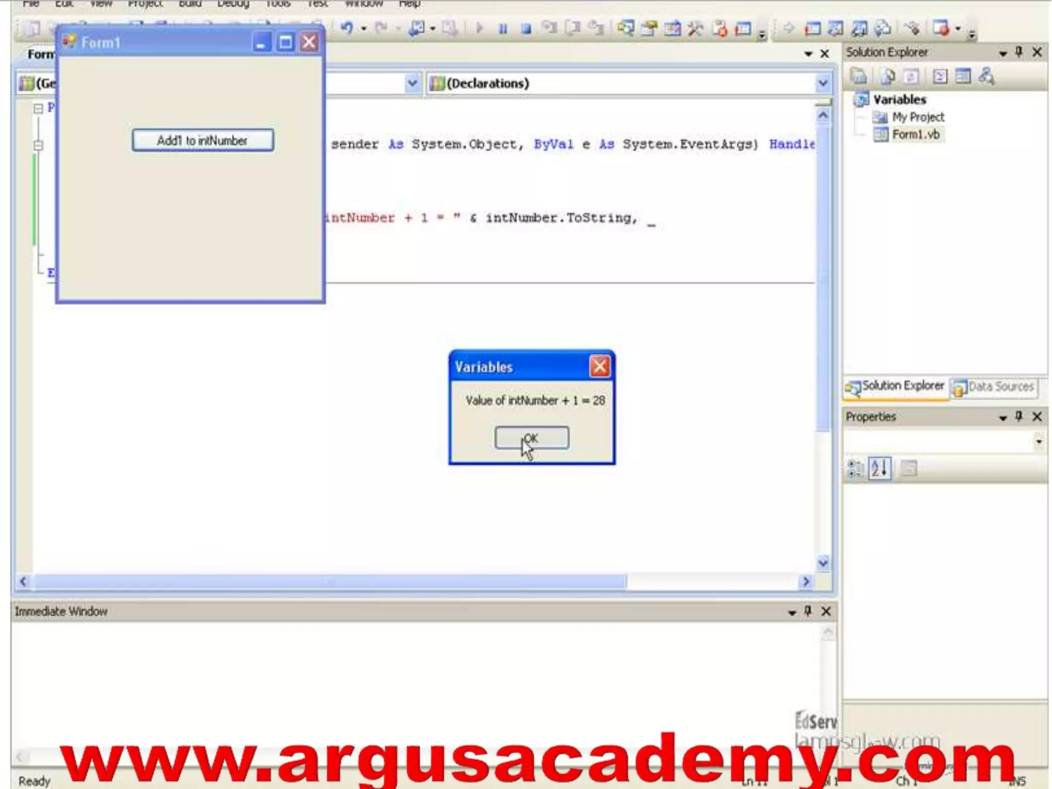 VISUAL BASIC .net ii