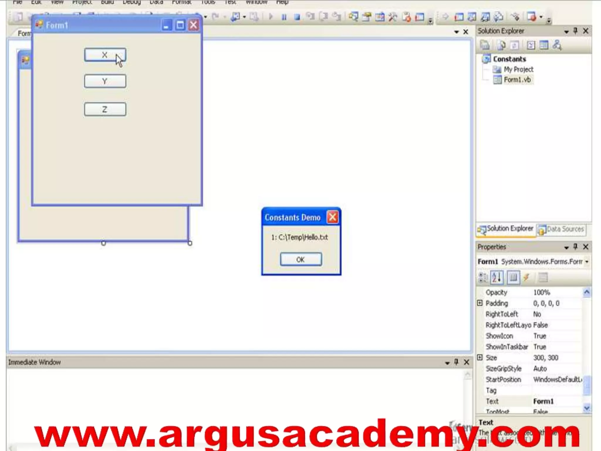 VISUAL BASIC .net ii