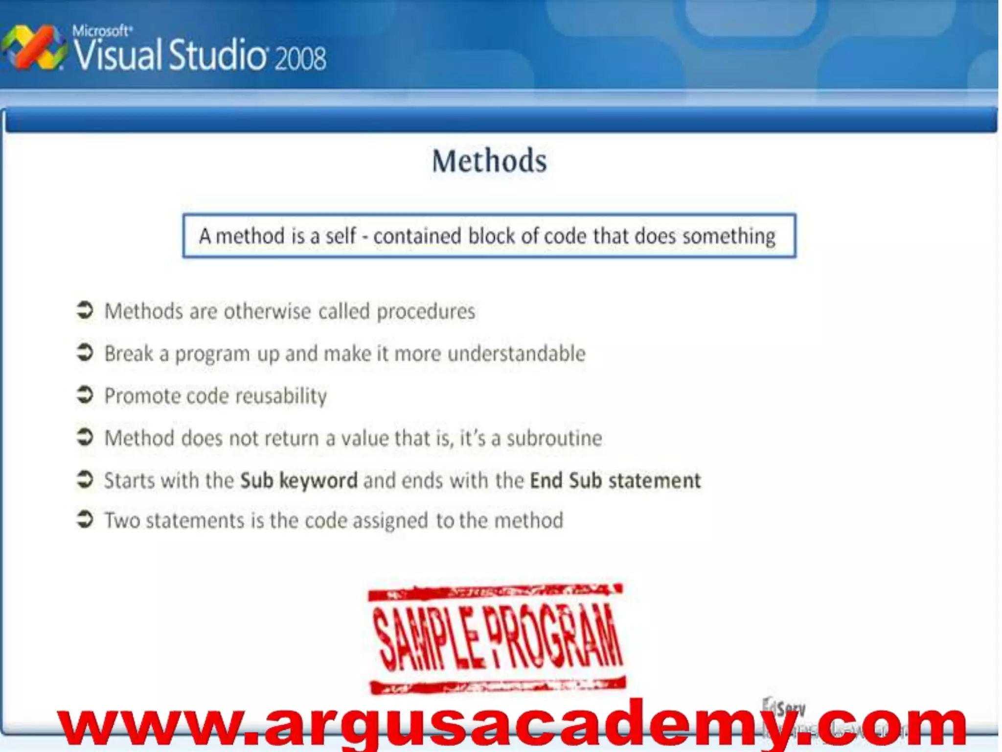 VISUAL BASIC .net ii