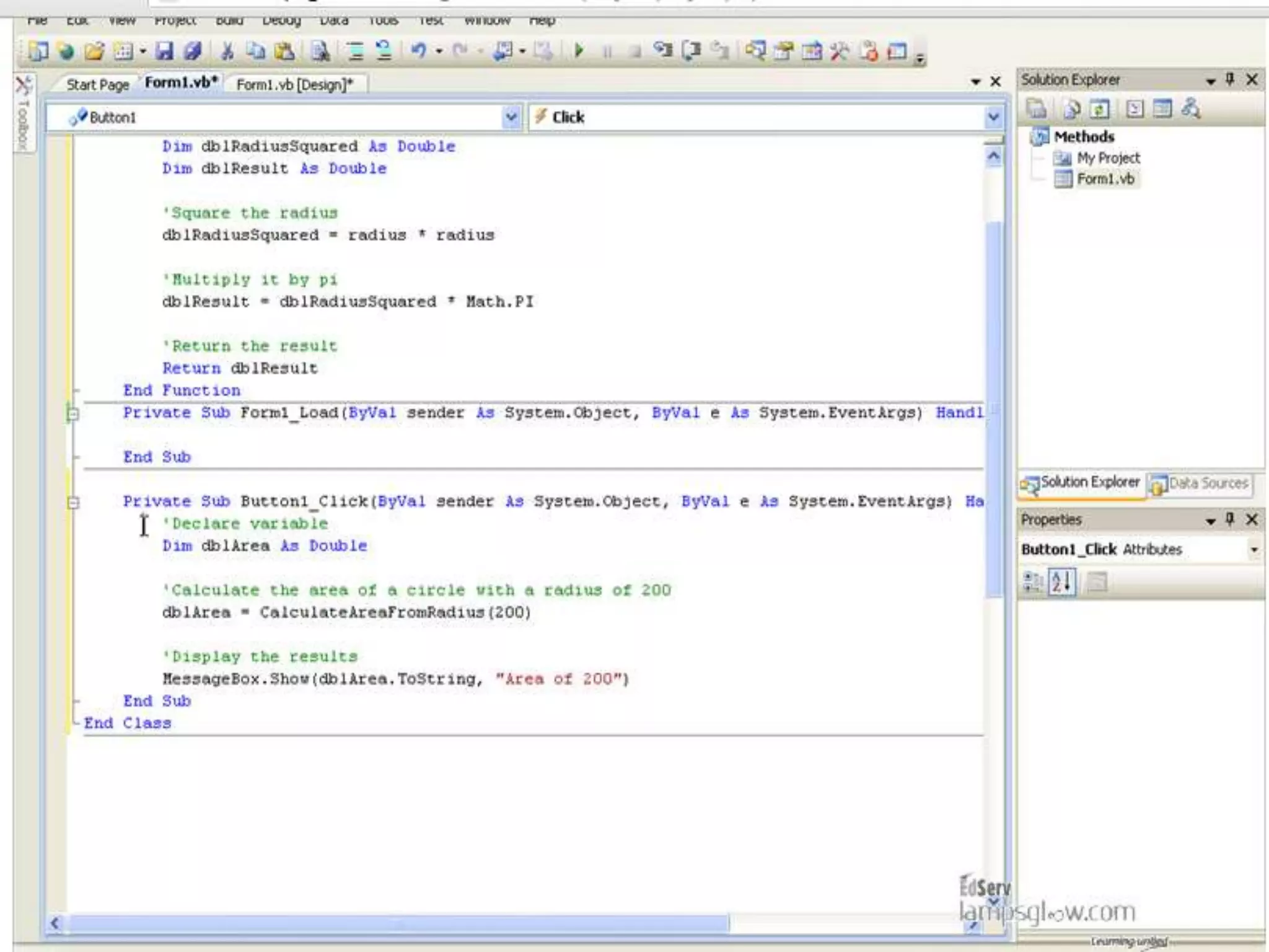 VISUAL BASIC .net ii