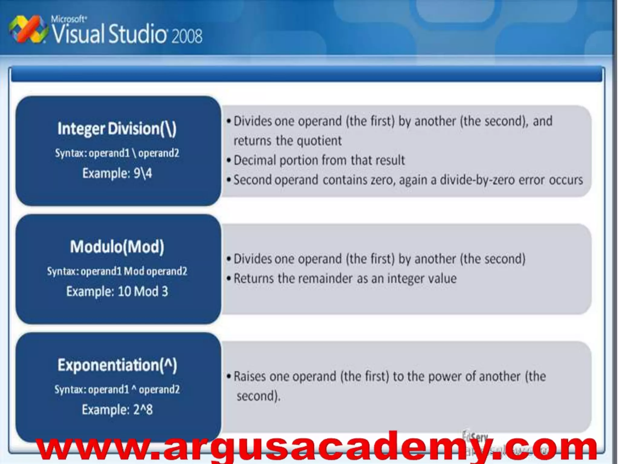 VISUAL BASIC .net ii