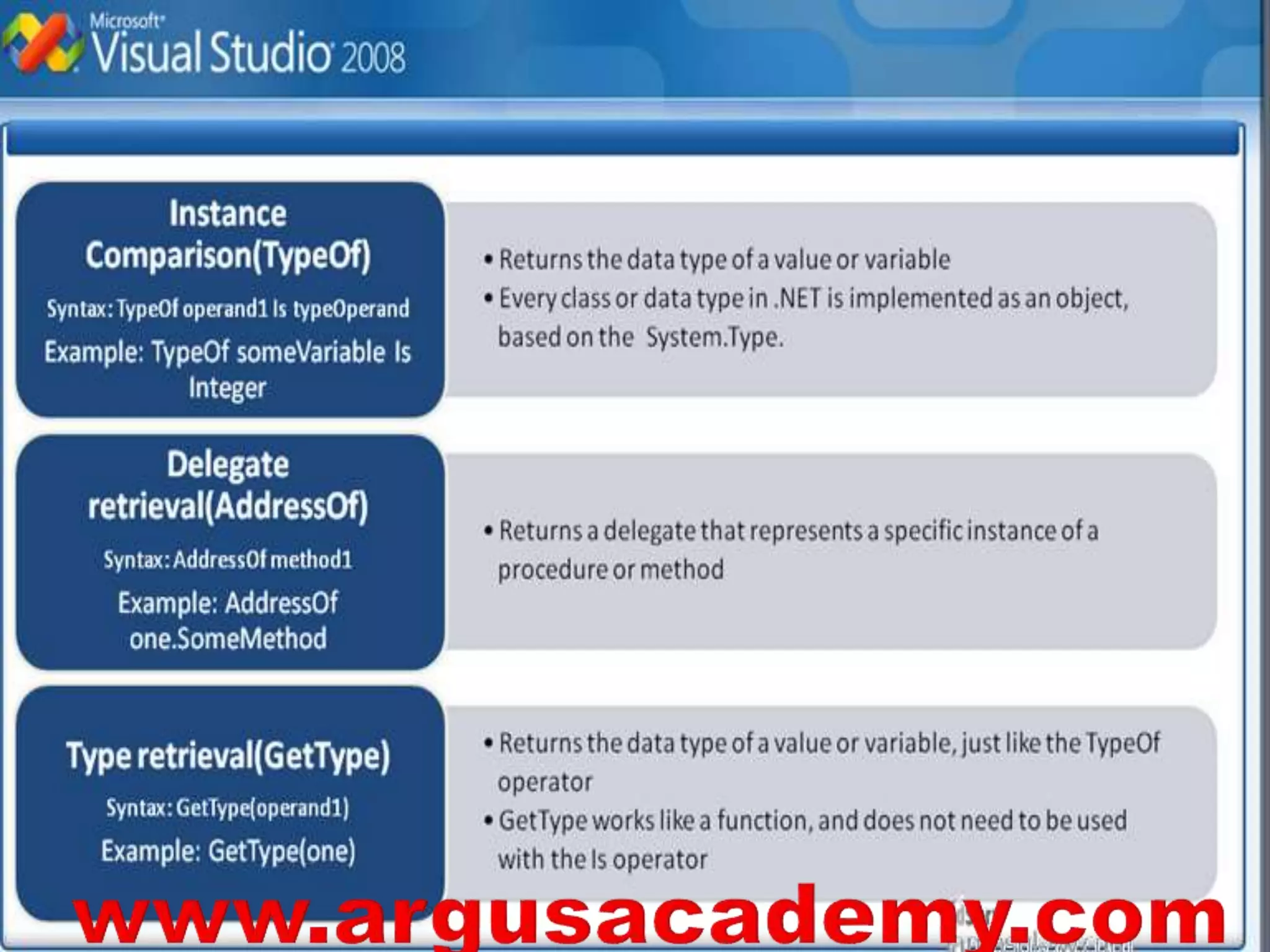 VISUAL BASIC .net ii