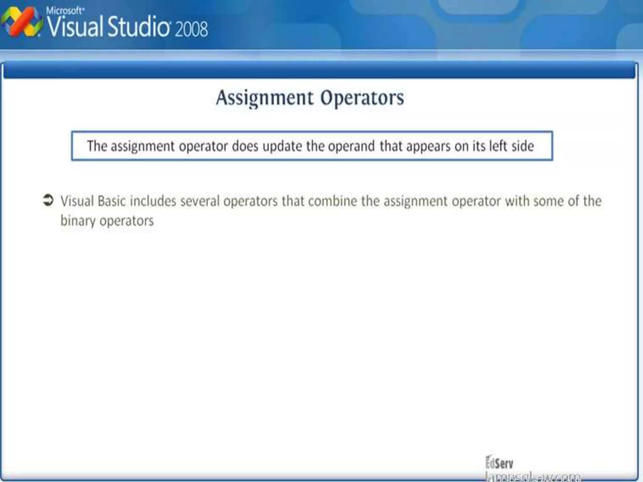 VISUAL BASIC .net ii