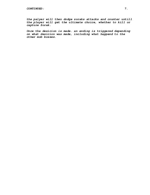 Writing video game scripts rpg - digitalaso