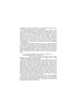 aristokratijom označavala uspostavljanje novog progresivnijeg poretka klasnog
uređenja i države kao aparata vlasti nove klase robovlasnika.
U socijalnom pogledu demos nije bio jednorodan. Pod terminom demos u ovom
slučaju treba podrazumevati uopšte sve slobodno starosedelačko stanovništvo Atike
kao protivtežu rodovskoj aristokratiji. Pored sirotinje, zavisnih najamnlka i zanatlija u
njegov sastav su ulazili i relativno bogati seljaci, koji su uspeli da sačuvaju svoje
zemljišne parcele, vlasnici zanatskih radnji, trgovci, brodovlasnici. Uporedo s
napredovanjem ekonomskog života, u Atini je rastao broj imucnih i bogatih ljudi
nearistokratskog porekla. S druge strane, proces socijalno-imovinske diferencijacije
odvijao se ne samo u redovima demosa već i unutar same aristokratije. Jedni su
aristokratski rodovi osiromašili, drugi su se uključili u trgovinu i pomorstvo, zbog čega
su ih zaokupljali novi interesi koji su se sad razilazili sa interesima zemljoradničke
aristokratije Pediona.
Najsiromašniji sloj slobodnog stanovništva nastojao je pre svega da izdejstvuje
ponovnu podelu zemlje, kako bi zasitio vlastitu glad za'zemljom, ukidanje dugova koji
su ga pritiskali i uopšte dužničkog ropstva. Bolje obezbeđeni i bogati slojevi demosa,
koji su već osećali sigurniju ekonomsku osnovu pod nogama, borili su se prvenstveno
za postizanje političke dominacije i vlasti. Zato im je bilo potrebno da od atinskih
eupatrida oduzmu njihove rodovske privilegije u korist onih koji po svom poreklu nisu
spadali u rod blagorodnih, ali nisu zaostajali iza njihovih ekonomskih mogucnosti i
snage.
Kilonova Najstariji događaj koji nam je poznat i koji svedoči zavera ο
vanredno napetom stanju koje je vladalo u Atini
jeste tzv. Kilonova zavera 640. g. Kilon je spadao u atinske
eupatride i bio je oženjen kćerkom megarskog tirana Teagena. U Atini je stekao
popularnost kao pobednik na olimpijskim igrama.
Prema savetu Delfijskog proročišta trebalo je da zauzme Akropolj na dan „najvećeg
praznika Zevsa". Kilon je sebi osigurao podršku svog tasta koji mu je poslao u pomoć
naoružan odred vojnika. Tako je on istupio na čelu svojih pristalica, i uspeo je da osvoji
Akropolj, ali nije znao da ga zadrži u svojim rukama. Atinjani su Kilonu pružili
odlučan otpor. Tukidid kaže da su se Atinjani jednodušno okupili da uguše zaveru i
rasporedivši se oko Akropolja počeli su njegovu opsadu. Opsadom su rukovodili devet
arhonata sa Megaklom na čelu. Megaklo je pripadao starinskom i uticajnom atinskom
rodu Alkmenoida. Usled nedostatka vode i hrane Kilonove pristalice našle su se u
bezizlaznom položaju. Sam Kilon uspeo je da pobegne, ali su ostali učesnici zavere bili
prisiljeni da se predaju na milost i nemilost onih koji su držali opsadu. Prema prastarom
običaju oni su tražili spas kod oltara boginje Atine. Iako su ubistva u hramu bila pod
strogom verskom zabranom i smatrana najtežim zločinom protiv religije, Alkmeonidi
se nisu obazirali na to i pobili su sve Kilonove pristalice.
Gušenje Kilonove zavere pokazalo je da u Atini još nisu bili zreli uslovi za politički
prevrat. Pre svega u Kilonovora slučaju treba gledati jednu od epizoda borBefmeđu
raznim grapacijama unutar vladajuće aristokratije. Bez obzira na sve, karakteristično je
to da atinski demos nije pružio podršku Kdonu i nije iskoristio ovaj slučaj za aktivno
nastupanje prodv vlasti rodovske aristokratije.
 