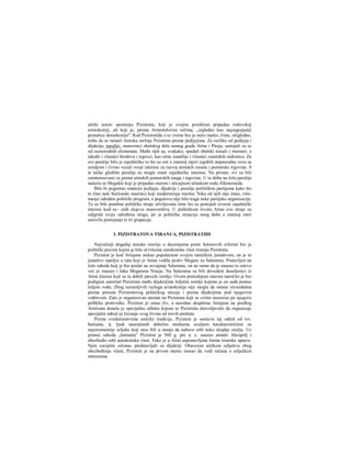 atički autori spominju Pizistrata, koji je svojim poreklom pripadao rodovskoj
aristokratiji, ali koji je, prema Aristotelovim rečima, „izgledao kao najzagrejaniji
pristalica demokratije". Rod Pizistratida u to vreme bio je osiro mašio, čime, očigledno,
treba da se tumači žestoka mržnja Pizistrata prema pedijejima. Za razliku od pedijeja i
dijakrija, paralije, stanovnici obalskog dela samog grada Atine i Pireja, sastojali su se
od raznorodnih elemenata. Među njih su, svakako, spadali obalski nosači i mornari, a
takođe i vlasnici brodova i trgovci, kao sitne zanatlije i vlasnici zanatskih radionica. Za
sve paralije bilo je zajedničko to što su oni u znatnoj mjeri izgubili neposrednu vezu sa
zemljom i čvrsto vezali svoje interese za razvoj atinskih zanata i pomorske trgovine. S
te tačke gledišta paralije su mogle imati zajedničke interese. Na primer, svi su bili
zainteresovani za porast atinskih pomorskih snaga i trgovine. U to doba na čelu paralija
nalazio se Megakle koji je pripadao starom i uticajnom atinskom rodu Alkmeonida.
Bilo bi pogrešno smatrati pedijeje, dijakrije i paralije političkim partijama kako što
to čine neki buržoaski naučnici koji modernizuju starinu. Niko od njih nije imao, više-
manje određen politički program, a pogotovu nije bilo traga neke partijske organizacije.
To su bile posebne političke struje oživljavane time što su postojali izvesni zajednički
interesi kod ra~ znih slojeva stanovništva. U političkom životu Atine ove struje su
odigrale svoju određenu ulogu, jer je politička situacija onog doba u znatnoj meri
uslovila postojanje te tri grupacije.
3. PIZISTRATOVA TIRANUA, PIZISTRATIDI
Najvažniji događaj atinske istorije u decenijama posle Solonovih reformi bio je
politički prevrat kojim je bila učvršcena autokratska vlast tiranija Pizistrata.
Pizistrat je kod Atinjana stekao popularnost svojim ratničkim junaštvom; on je to
junaštvo ispoljio u ratu koji je Atina vodila protiv Megare za Salaminu. Postavljen na
čelo odreda koji je bio poslat na osvajanje Salamine, on ne samo da je zauzeo to ostrvo
već je zauzeo i luku Megarana Niseju. Na Salaminu su bili dovedeni doseljenici iz
Atine klerusi koji su tu dobili parcele zemlje. Ovom poslednjom merom naročito je bio
podignut autoritet Pizistrata među dijakrijima željnim zemlje kojima je on sada postao
željeni vođa. Zbog razumljivih razloga aristokratija nije mogla da ostane ravnodušna
prema porastu Pizistratovog političkog uticaja i prema dijakrijima pod njegovim
vođstvom. Zato je organizovan atentat na Pizistrata koji se svršio nesrećno po njegove
poMčke protivnike. Pizistrat je ostao živ, a narodna skupština Atinjana na predlog
Aristiona donela je specijalnu odluku kojom se Pizistratu dozvoljavalo da organizuje
specijalni odred za čuvanje svog života od novih atentata.
Prema svedočanstvima antičke tradicije, Pizistrat je sastavio taj odred od tzv.
batinaša, tj. ljudi naoružanih debelim motkama oružjem karakterističnim za
najsiromašnije seljake koji nisu bili u stanju da nabave sebi neko skuplje oružje. Uz
pomoć odreda „batinaša" Pizistrat je 560 g. pre n. e. zauzeo atinski Akropolj i
obezbedio sebi autokratsku vlast. Tako je u Atini uspostavljena forma tiranske uprave.
Njen socijalni oslonac predstavljali su dijakriji. Obavezan atičkom seljaštvu zbog
obezbeđenja vlasti, Pizistrat je na prvom mestu morao da vodi računa ο seljačkim
interesima.
 