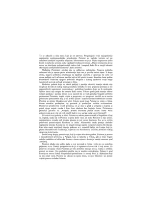 Το se odrazilo u nizu mera koje je on sproveo. Proganjajući svoje najogorčenije
neprijatelje zemljoposedničku aristokratiju, Pizistrat se, izgleda, koristio od nje
oduzetom zemljom za podelu seljacima. Istovremeno on je za seljake orgnizovao jeftin
kredit za nabavku semena, stoke i poIjoprivrednog inventara. ,,Οη je siromasima davao
novac za obavljanje poljoprivrednih radova čak i unapred, kako bi se mogli ishraniti
obavljajući zemljoradničke radove", kaže Aristotel.
Međutira, Pizistratov položaj nije se odlikovao stabilnošću. Njegova politička
delatnost bila je uprena protiv aristokratije koja mu je pružila snažan otpor. S druge
strane, njegova politička orijentacija na dijakrije izazvala je opoziciju ne samo od
strane pedijeja već i od strane paralija koji su bili protiv tiranije. Konačno, šeste godine
Pizistratove vladavine njegovi protivnici Megakle i Likurg ujedinivši svoje snage
isposlovali su to da on bude proteran iz Atine.
Međutim, pobeda koju su odneli pedijeji i paralije oborivši tiraniju takođe nije
rnogla da dovede do nekog trajnog rezultata. Između ove dve grupacije postojao je niz
nepomirljivih suprotnosti ekonomskog i političkog karaktera koje su ih razdvajale.
Njihov savez nije mogao da opstane duže vreme. Uskoro posle pada tiranije odnosi
između pedijeja i paralija toliko su se zaostnli đa se vođa paralija Megakle približio
proteranom Pizistratu, stupio s njim u pregovore; ovi pregovori završili su se novim
političkim sporazumom koji je uz to bio ojačan i uspostavljenim rodbinskim vezama:
Pizistrat se oženio Megaklovom kčeri. Uskoro posle toga Pizistrat se vratio u Atinu.
Prema atinskim predanjima, taj povratak je proslavljen veiikim svečanostima.
Dočekivan pozdravima svojih pristalica, on je ušao u grad u kočijama u kojima je
pored njega stajala visoka i lepa žena obučena kao boginja Atena. Pizistratove
pristalice govorile su: „Atinjani, primite Pizistrata punim srcem. Sarna Atiiia
počastvovala ga je više od svih ostalih ljudi i, evo, sad ga vraća u svoj Akropolj".
Učvrstivši svoj položaj u Atini, Pizistrat se uskoro ponovo raziđe s Megaklom. Ovaj
se, izgleda, nadao da će Pisistrat s njime deliti vlast, ali pošto Pizistrat to nije učinio,
neprijateljstvo između njih dvojice planulo je još većom žestinom. Sve se to svršilo
ponovnim proterivanjem Pizistrata iz Atine. Alkmeonidi otada postaju dosledni
neprijatelji taranije. Kasnije su oni ulagali mnogo napora za njenu konačnu likvidaciju.
Kao ništa manji neprijatelj tiranije pokazao se i eupatrid Kalija, sin Fenipa, koji je,
prema Herodotovom svedočenju, kupovao svu Pizistratovu imovinu prilikom svakog
njegovog proterivanja.
Period svog dragog proterivanja, koji je trajao oko deset godina, Pizistrat je proveo
u makedonskom primorju, u Pangeji, koja se nalazila u Trakiji, gde je imao bogate
mdnike nedaleko od ušća reke Strume u istom rejonu u kome je kasnije osnovan grad
Amfipolj.
Pizistrat nikako nije gubio nadu u svoj povratak u Atinu i vršio je sve potrebne
pripreme za to. Postoji pretpostavka da je u izgnanstvu kovao čak i svoj novac. Za
ponovno osvajanje vlasti Pizistratu je bilo potrebno mnogo novca, vojska i ozbiljna
pornoć sa strane. Ovu poslednju pružila mu je tesalska aristokratija, Tebanci i grad
Eretrija na ostrvu Eubeji. Raspolažući pristalicama i u samoj Atici, tj. dijakrijima koji
su mu ostali verni, Pizistrat se iskrcao na njenu obalu, osvojio Maraton i uz pomoć
vojske ponovo ovladao Atinom.
 