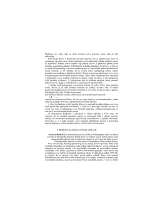 Međutim, ove mere, lako su unele lzvestan red u trgovmu zitom, ipak su bile
nedovoljne.
Intervencija države u poslovima privatne trgovine nije se ograničavala samo na
regulisanje trgovine žitom. Među najvažnije stavke državnifi prihoda spadao je porez
na trgovinski promet. Pravo naplate tog poreza država je prenosila putem javne
licitacije na pojedine zakupce ili kOmpanije nekoliko zakupaca. Na primer, u Atini se
za vreme Peloponeskog rata pravo naplate poreza u Pireju svake godine prodavalo na
javnoj licitaciji za 30 talenata, ali je stvarni iznos sakupljenog poreza znatno
premašivao svotu koju je određivala država. Porezi na trgovinu naplaćivani su i u svim
značajnim trgovačkim lukama Sredorz^mnog'i CHro^'mora. Naplata p'oreza obavljana
je pregledom tovara svakog broda koji je ulazio u luku ili izlazio iz nje; pregled su
vršili posebni službenici. U slučajevima kad bi prilikom pregleda broda pronašli
prikriven tovar, njega bi konfiskovali, a visinu poreza udesetostručili.
U slučaju nekih poremecaja u novčanom sistemu ili kad bi državi hitno zatrebao
novac, država je za sebe uzimala monopol na prodaju uvezene robe. U nekim
gradovima proglašavan je privremeni monopol na izvoz žita ili ulja iz roda te godine.
Otkupljujući žito, ulje ili neke druge namir-
nice prema utvrđenim cenama, država ih je zatim prodavala po najvišim
i. ■ -' J1
...,
cenama na inostranim tržištima. Ali sve oye mere imale su privremenkarakter, i posle
njihovog ukidanja ponovo je uspostavljana slobodna trgovma.
U cilju obezbeđenja svojih potreba država je ponekad stavljala zabranu na izvoz
nekih proizvoda, uglavnom deficitarnih. U Atini se to pre švega odnosilo na žito. Za
vreme rata često je zabranjivan izvoz životnih namirnica i ratnog materijala kako se
time ne bi koristila neprijateljska strana.
Ne raspolažemo podacima ο zakonima iz oblasti trgovine u V-IV veku. Ali
činjenica da su postojali specijalni sudovi za pretresanje dela iz oblasti trgovine
ukazuje na nesumnjivo postojanje trgovinskog zakonodavstva u grčkim državama.
Verovatno se u to doba javljaju i prvi pokušaji kodifikacije propisa ο pomorskoj
trgovini kojima se tokom naredne epohe u velikoj meri koristio Rodos.
6. PRIHODII RASHODI ATINSKE DRŽAVE
Izvori prihoda Prikaz ekonomskog života Grčke ne bi bio potpun kad se ne bisrao
osvrnuli na finansijsku delatnost grčkih polisa. Ο budžetu većine polisa imamo samo
nepotpuna obaveštenja koja se uglavnom odnose ne na V nego na iduće vekove.
Potpuniju sliku možemo stvoriti samo ο finansijskom životu atinske države.
Posle obrazovanja Atinskog pomorskog saveza temelj državne privrede Atine činili
su danak (foros) koji su Atinjanima svake godine 'uplaćivali članovi saveza, prihodi od
monopola na kovanje moneta i niz trgovinskih monopola po savezničkim lukama.
Celokupna svota forosa u početku je iznosila 460 talenata godišnje. Iznos forosa koji
se naplaćivao od većine savezničkih zajednica tokorii prvihpedeset godina (478-426.
g.) izgleda da se menjao vrio malo; porast opšteg prihoda Atine pred početak
Arhidamovog rata (od 460 na 600 talenata) pre bi se mogao tumačiti kao porast broja
savezničkih zajednica, nego kao povećanje forosa pojedinih gradova. Foros se obično
 