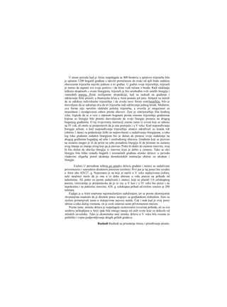 U onom periodu kad je Atina raspolagala sa 400 brodova u spiskove trijerarha bilo
je upisano 1200 bogatih građana s takvim proračunom da svaki od njih bude zadužen
obavezama trijerarha najviše jednom u tri godine. U godini svoje trijerarhije, trijerarh
je morao da napusti sve svoje poslove i da lično vodi računa ο brodu. Radi olakšanja
teškoća skopčanih s ovom liturgijom, trijerarh je bio osiobođen svih ostalih liturgija i
vanrednih poreza. Posle sicilijanske ekspedicije, kad su rashodi na građenje i
održavanje flote porasli, a finansijska kriza u Atini postala još jača, Atinjani su morali
da se odreknu individualne trijerarhije i da uvedu nove forme sintrijerarfiiiu: bilo je
dozvoljeno da se udružuju dva do tri trijerarha radi održavanja jednog broda. Međutim,
ova forma nije naročito olakšala položaj trijerarha, a stvorila je mogućnost za
neurednost i neodgovoran odnos prema obavezi. Zato je sintrijerarhija bila kratkog
veka. Izgleda da se u vezi s otporom bogataša prema sistemu trijerarhije građanima
kojima su liturgije bile preteše dozvoljavalo da svoje liturgije prenesu na drugog
bogatijeg građanina. Ο toj svojevrsnoj instituciji znamo samo iz izvora koji se odnose
na IV vek, ali može se pretpostaviti da je ona postojala i u V veku. Kod raspoređivanja
horegije arhont, a kod raspoieđivanja trijerarhije stratezi određivali su kratak rok
(obično 3 dana) za podnošenje žalbi na nepravilnosti u zaduživanju liturgijama; u toku
tog roka građanin zadužen liturgijom bio je dužan da prenese svoje zaduženje na
drugog građanina bogadjeg od sebe i osiobođenog obaveza. Građanin koji se pozivao
na zamenu mogao je ili da primi na sebe ponuđenu liturgiju ili da pristane na zamenu
svog imanja za imanje oriog koji ga je pozvao. Pošto bi došlo do zamene imovine, ovaj
bi bio dužan da obavlja liturgiju iz imovine koju je dobio u zamenu. Tako se oko
liturgija bila bitka između bogatih i siromašnih građana atinske države; u periodu
vladavine oligarha pored ukidanja demokratskih institucija obično su ukidane i
liturgije.
Eisfora U periodima teškim po atinsku državu građani i meteci su zaduživani
privremenim i vanrednim direktnim porezom (eisfora). Prvi put je taj porez bio uveden
u Atini oko 428/27. g. Nepoznato je na koji je načiii u V veku naplaćivana eisfora;
neki naučnici misle da je ona u to doba ubirana u vidu poreza na prihode od
nekretnina. Ali pošto su njome zaduživaiii i meteci, koji su plaćali 1/6 celokupnog
poreza, verovatnija je pretpostavka da je to vec u V kao i u IV veku bio porez i na
nepokretnu i na pokretnu imovinu. 428. g. celokupan prihod od eisfore iznosio je 200
talenata.
Eisfora je u Atini smatrana najomraženijim zaduženjem, jer se prema ukorenjenini
shvatanjima smatralo da je direktni porez nespojiv sa građanskom slobodom. Zato su
eisforu primenjivali samo u slučajevima najvece nužde. Čak i tada kad je ovaj porez
ubiran u toku dužeg vremena, on je uvek smatran samo privremenom merom.
Prema tome, atinska država je raspolagala raznovrsnim izvorima prihoda, ali su sva
sredstva prikupljana u Atici ipak bila mnogo manja od onih svota koje su dolazile od
atinskih saveznika. Tako je ekonomska moć atinske države u V veku bila vezana za
političko i vojno podjarmljivanje drugih grčkih gradova.
Rashodi Rashodi za prinošenje žrtava i priređivanje prosla-
 