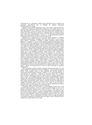 milenijumu pre n.e. dominantnu etničku grupu predstavljali Dorani, gospodari nad
pokorenini stanovništvom koje se sastojalo od Ahejaca, Eteokiićana
GiskonskUiKricana") i drugih.
Međutim, stvarna sličnost između Šparte i Krita više se opaža u njihovim društveno-
običajnim nego u društvenim ustanovama. Za poznavanje ovih i dragih ustanova, osim
nešto malo literarnih izvora, naročito je važan veliki natpis nađen u gradujGortini na
južnoj obali Krita, gradu koji je uporedo sa Knososom igrao vrlo značajnu ulogu u
istoriji ostrva. Iako je taj natpis, koji se naziva i ,|Gortinski zakon'J, bio uklesan na zidu
jedne veli'ke javne zgrade sredinom V veka pre n.e , on ipak predstavlja kodifikaciju
kritskog zakonodavstva koje se odnosi na ranogo raniji period.
Pomenuti izvori omogucuju nam da stvorimo izvesnu predstavu ο socijalnoj
organizaciji kritskog draštva. Celokupno stanovništvo Krita delilo se na dve osnovne
grupe slobodni i neslobodni. U slobodne su spadali: punopravni građani dorskog
plemena; tzv. „podanici", tj. oni koji su bili u položaju sličnom položaju perijeka, dakle
ljudi koji su uživali ličnu slobodu, ali su bili lišeni građanskih prava; oslobođeni koje po
zakonu niko nije mogao lišiti slobode, i stranci koji su živeli na teritoriji Krita. Građani
su se udruživali u heterije (društva). Osim toga, pored tri file u koje je spadalo dorsko
stanovništvo u nekim kritskim gradovima s mešovitim stanovništvom bilo je i drugih
fila (na primer, Ajtaleji). Svaka od tih fila pređstavljala je proširenu rodovsku zajednicu.
Sličnih fila bilo je i kod „podanika". Heterije su se sastojale od udraženja omladinaca
(agele) koji su bili pripadnici vladajućeg staleža (prema tome u heteriju nisu
imaJTpristupa „podanici", oslobođeni i stranci svi oni smatrani su za ,,one koji su van
heterija"). Na čelu heterija nalazio se arhont. Sporove između lica ,,koja su van heterija"
(afeteri) i članova heterija rešavale su posebne sudije. Pošto su črafTovi plemenitih
rodova kod rasporeda po heterijama nastojali da očuvaju rodovske veze, heterije su se
često podudarale sa filama. File su se delile na klarose. Iz file se izdvajao vojni klaros
koji je obavljao specijalne zadatke; izmeW članova ovog klarosa birani su kozmi
(stratezi) kojima je pripadala viša vojna vlast u državi. „Podanici" su sačinjavali seoske
opštine takođe podeljene na file. Pored zemljoradnje, bili su razvijeni zanati i trgovina.
Za oslobođenike u svakom od kritskih gradova bio je određen poseban kvart. I, najzad,
nadzor i uprava nad strancima koji su živeli na Kritu poveravana je posebnom
službenom licu.
Slično spartanskini sisitijama na Kritu su postojale društvene trpeze koje su se zvale
„trpeze muškaraca" (andrije). Prema nekim izveštajima te su trpeze izdržavane ulozima
klarota. Prema drugima država je sama određivala deo državnih prihoda za
organizovanje društvenih trpeza (Aristotel, „Politika", Π, 7,4). Svaka trpeza nalazila se
pod nadzorom tzv. pedonoma. U trpezama su učestvovali dečaci koji su dobijali
polovinu porcije određenog jela. Kad bi ti dečaci navršili 17 godina, upisivani su u
agele i morali su da pohađaju gimnazije gde se glavna pažnja poklanjala fizičkom
treningu, dok je obrazovanje zapostavljano; važno mesto zauzimalo je učenje napamet
zakona koji su bili sastavljeni u stihovima. Po završenom školovanju u ageli, gde su,
kako izgleda, ostajali do deset godina, mladići su prelazili u heterije. Svi mladići koji bi
zajedno završili školu morali su da se žene u isto vreme, ali žena bi ulazila u
muževljevu kuću tek onda kad je bila u stanju da rukovodi domaćinstvom. Brak je
smatran svetim i njegovo narušavanje strogo je kažnjavano.
Neslobodno stanovništvo Krita delilo se na zemljoradnike (mnoite) koji su bili
opterećeni teškim nametima, a živeli su na državnoj zemlji. Moguće je da su to bili
potomci starosedelaca minoskog Krita. Dalje na Kritu su živeli robovi koji su
predstavljali svojinu privatnih lica. Te robove možemo podeliti u dve kategorije. Jedni,
čiji je pravni položaj odgovarao položaju spartanskih helota, obrađivali su posede
(klerove) svojih gospodara i morali su da im predaju izvestan deo roda. Takvi robovi
vezani za klerove zvali su se afamiotima ili klarotima. Klaroti su mogli da organizuju
svoje porodice i ponekad su čak dobijali pravo da stupaju u brak sa slobodnim ženama;
posedovali su vlastitu domaću stoku i mogli
 